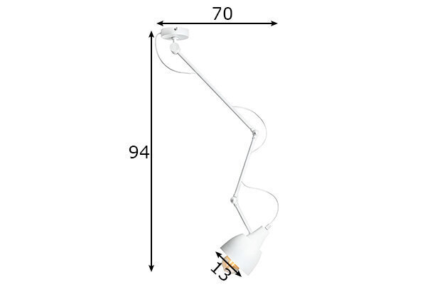 Seinalamp Arrow, valge hind ja info | Seinavalgustid | kaup24.ee