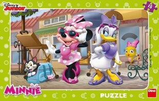 Dino väike plaatpuzzle 15 tk Minnie цена и информация | Пазлы | kaup24.ee