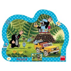 Dino siluett plaatpuzzle 25 tk Mutt hind ja info | Pusled | kaup24.ee