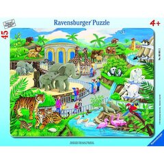 Пазл Ravensburger большой 39 деталей Зоопарк цена и информация | Пазлы | kaup24.ee