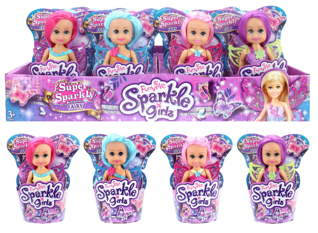 SPARKLE GIRLZ nukk Super Sparkly In Cupcake haldjas цена и информация | Tüdrukute mänguasjad | kaup24.ee