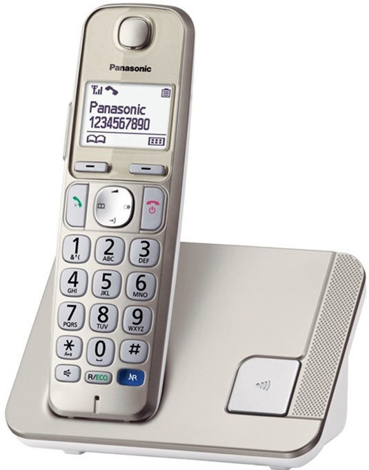 Panasonic KX-TGE210, hõbedane hind ja info | Lauatelefonid | kaup24.ee