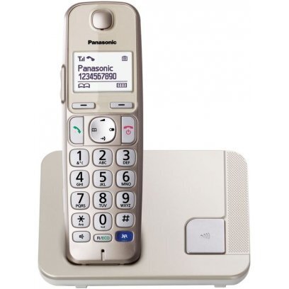 Panasonic KX-TGE210, hõbedane hind ja info | Lauatelefonid | kaup24.ee