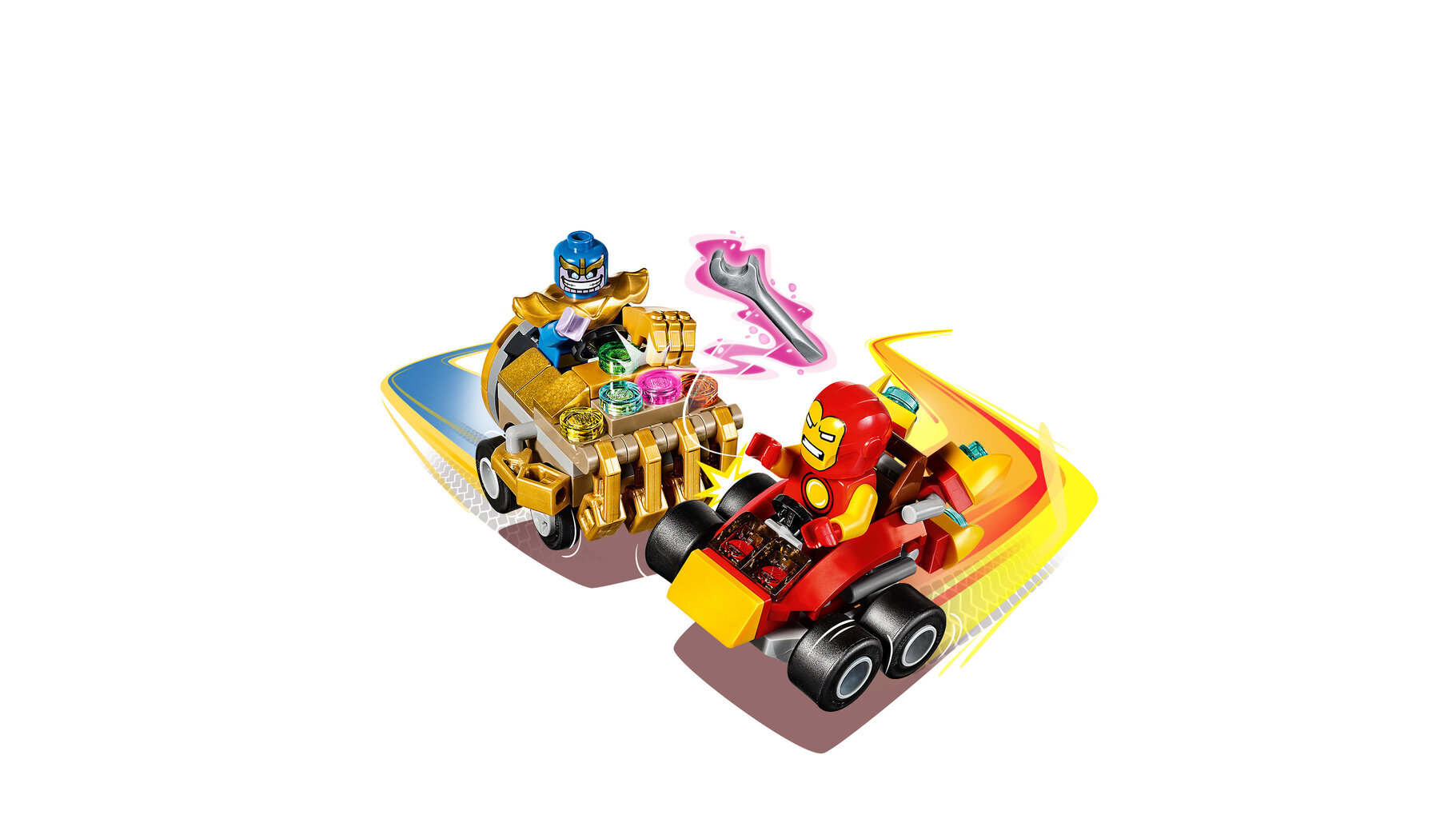 76072 LEGO® Marvel SUPER HEROES Võimsad kutsikad: Raudmees versus Thanos hind ja info | Klotsid ja konstruktorid | kaup24.ee