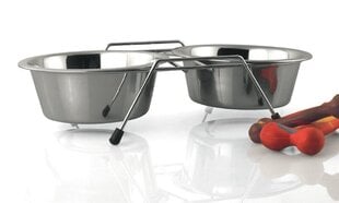Комплект посуды для кормления любимца 2xD13 см, ТМ Duvo+ цена и информация | Миски, ящики для корма | kaup24.ee
