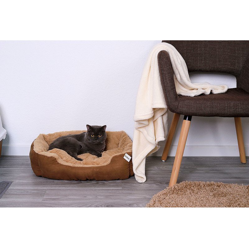 Pesa lemmikloomale Cozy Bed, pruun, suurus S hind ja info | Pesad, padjad | kaup24.ee