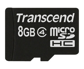 Mälukaart Transcend 8GB MicroSDHC цена и информация | Карты памяти | kaup24.ee