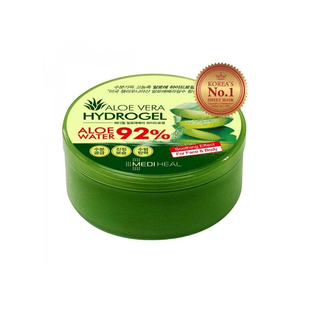 Mediheal Aaloe vera niisutusgeel 300 g цена и информация | Kehakreemid, losjoonid | kaup24.ee