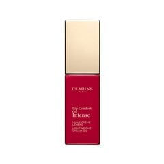 Huuleläige Clarins Intense Lip Comfort Oil, 07 Intense Red, 7 ml hind ja info | Huulepulgad, -läiked, -palsamid, vaseliin | kaup24.ee