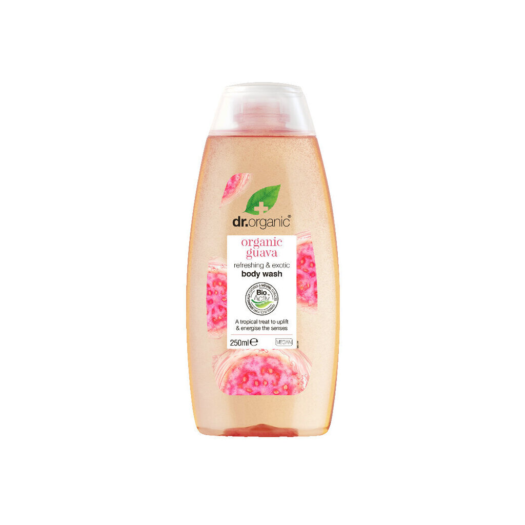 Dr. Organic Guava dušigeel 250 ml hind ja info | Dušigeelid, õlid | kaup24.ee