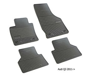 Резиновые коврики AUDI Q3 2011--> цена и информация | Модельные резиновые коврики | kaup24.ee