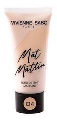 Vivienne Sabo Mattifying foundation Marifiant Mat Mattin тональный крем, 04 Medium цена и информация | Пудры, базы под макияж | kaup24.ee