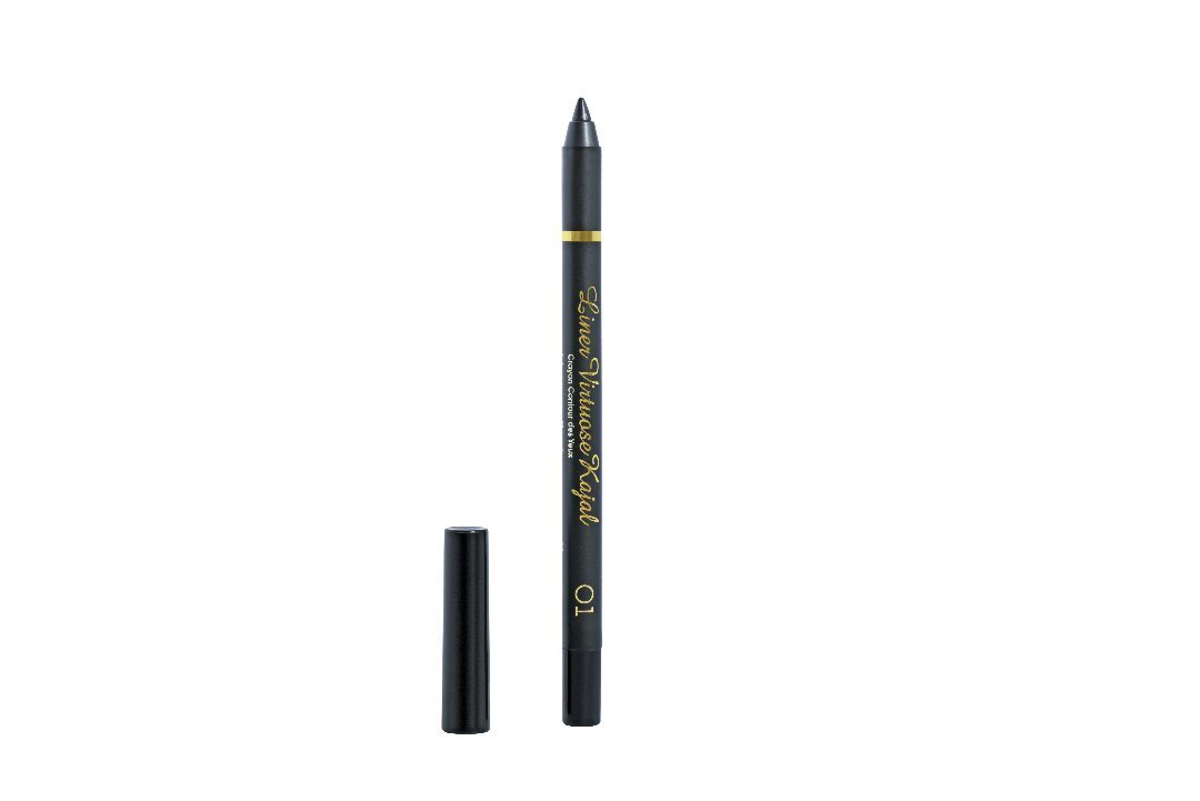 Vivienne Sabo Long Lasting Gel-Kajal Eyeliner Virtuose Kajal silmalainer, 01 Black цена и информация | Ripsmetušid, lauvärvid, silmapliiatsid, seerumid | kaup24.ee