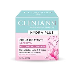 Clinians Hydra Plus niisutav, rahustav näokreem kuivale ja tundlikule nahale 50 ml hind ja info | Näokreemid | kaup24.ee