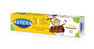 Astera hambapasta lastele 2+ a. Šokolaadi browni maitseline/parabeeni ja suhkuvaba 50 ml цена и информация | Для ухода за зубами | kaup24.ee