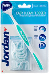 Hambavahepuhasti Jordan Easy Clean käepide + 20 täidet цена и информация | Для ухода за зубами | kaup24.ee