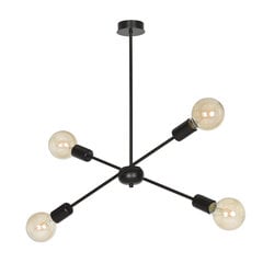 Emibig подвесной светильник Proton 4 Black цена и информация | Потолочный светильник, 38 x 38 x 24 см | kaup24.ee