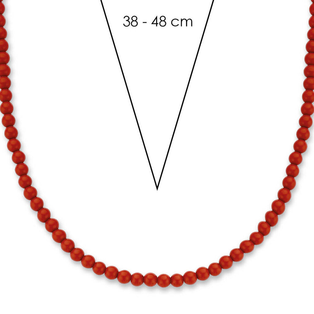 Ti Sento punaste pärlitega kaelakee 901013874 цена и информация | Kaelakeed | kaup24.ee