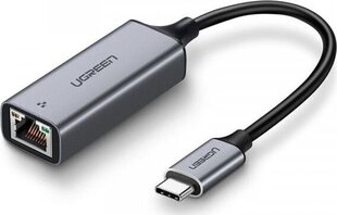 Адаптер Ugreen USB-C-RJ45 50737 цена и информация | Адаптер Aten Video Splitter 2 port 450MHz | kaup24.ee