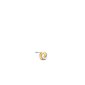 Ti Sento kuldse ja hõbedase ringiga hõbekõrvarõngad 901013901 цена и информация | Kõrvarõngad | kaup24.ee