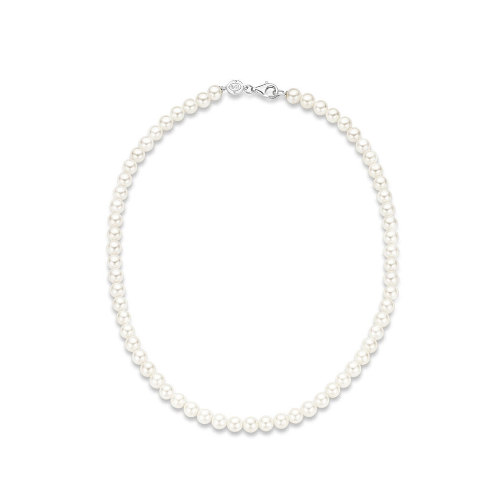 Ti Sento klassikaline valgete pärlitega kaelakee 901011433 цена и информация | Kaelakeed | kaup24.ee