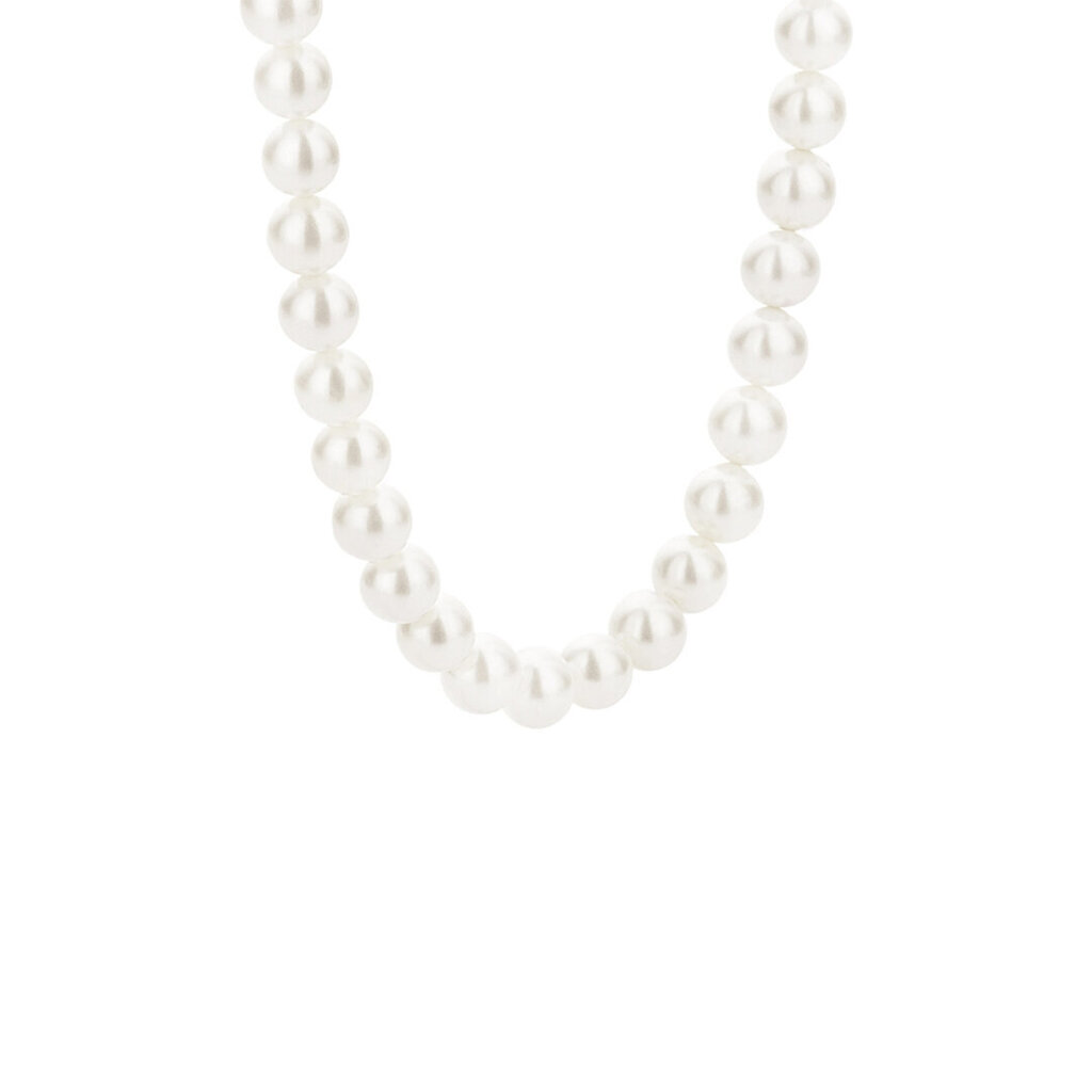 Ti Sento klassikaline valgete pärlitega kaelakee 901011433 цена и информация | Kaelakeed | kaup24.ee