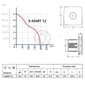 Ventilaator Cata X-Mart 12 Inox T, ø 12 cm roostevaba teras hind ja info | Vannitoa ventilaatorid | kaup24.ee