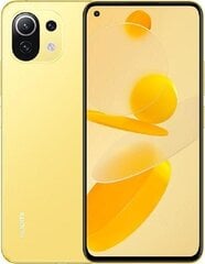 Xiaomi Mi 11 Lite 5G, 8/128 GB, Dual SIM, Citrus Yellow hind ja info | Telefonid | kaup24.ee