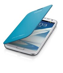 Samsung Galaxy Note 2 Flip ümbris, sinine цена и информация | Чехлы для телефонов | kaup24.ee