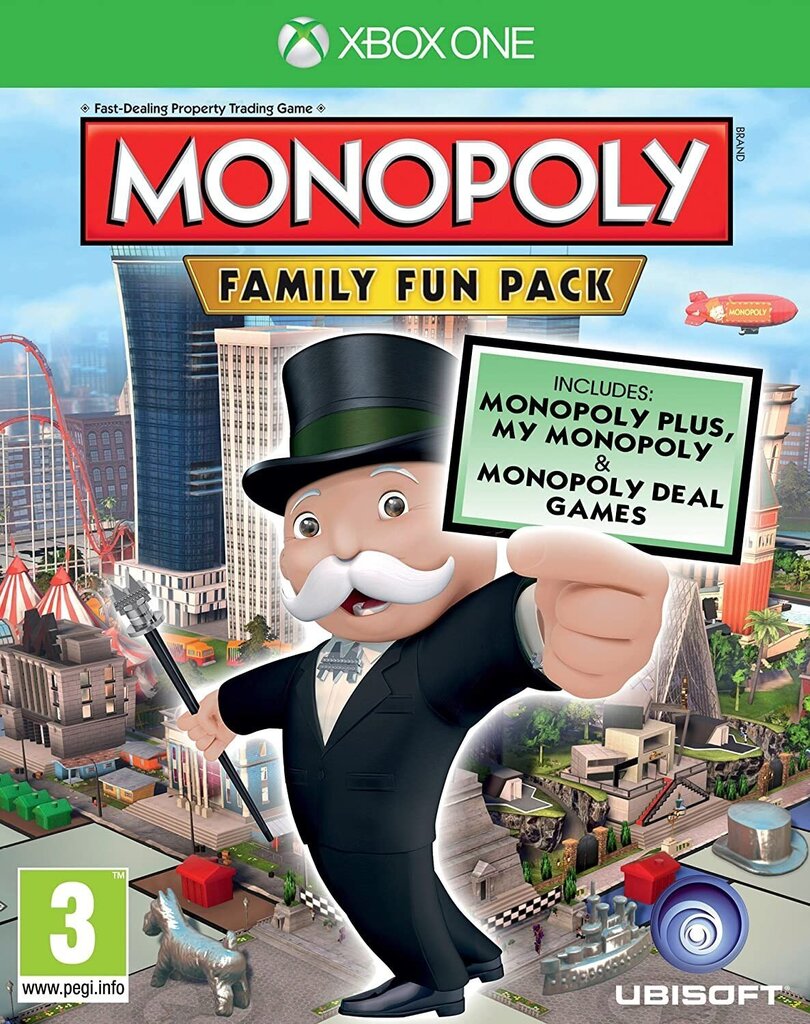 Xbox One mäng Monopoly Family Fun Pack hind ja info | Arvutimängud, konsoolimängud | kaup24.ee