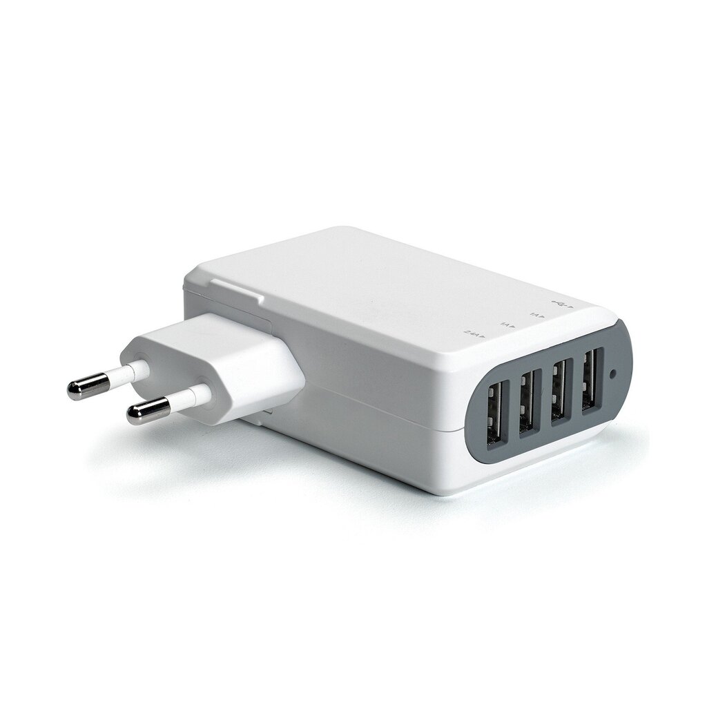 CELLY TRAVEL CHARGER 4 USB hind ja info | Mobiiltelefonide laadijad | kaup24.ee