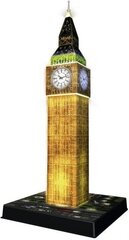 Ravensburger 3D pimedas helendav pusle Big Ben 216 tk hind ja info | Pusled | kaup24.ee