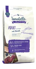 Kuivtoit kassidele Sanabelle Adult Ostrich (jaanalinnu lihaga) 2kg + Snack Lamb 55g hind ja info | Kuivtoit kassidele | kaup24.ee
