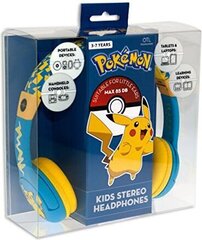 Juhtmega kõrvapealsed kõrvaklapid lastele OTL Kids : Pokemon - Pikachu цена и информация | Наушники | kaup24.ee