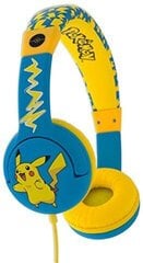 Juhtmega kõrvapealsed kõrvaklapid lastele OTL Kids : Pokemon - Pikachu hind ja info | Kõrvaklapid | kaup24.ee