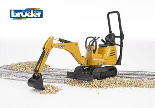 Bruder ekskavaator JCB Micro 8010 CTS lisadega, 62003 цена и информация | Развивающий мелкую моторику - кинетический песок KeyCraft NV215 (80 г) детям от 3+ лет, бежевый | kaup24.ee