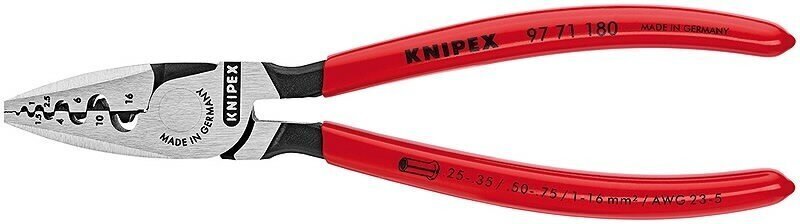 klemmitangid otsaklemmidele 0.25-16mm2, Knipex цена и информация | Käsitööriistad | kaup24.ee