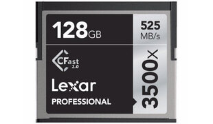 Карта памяти Lexar CFast 128GB Pro 3500X VPG-130 R525/W445 цена и информация | Карты памяти для фотоаппаратов, камер | kaup24.ee