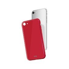 SBS Vitro Material PC+ стеклянная крышка для Apple iPhone 8/7, красный цена и информация | Чехлы для телефонов | kaup24.ee