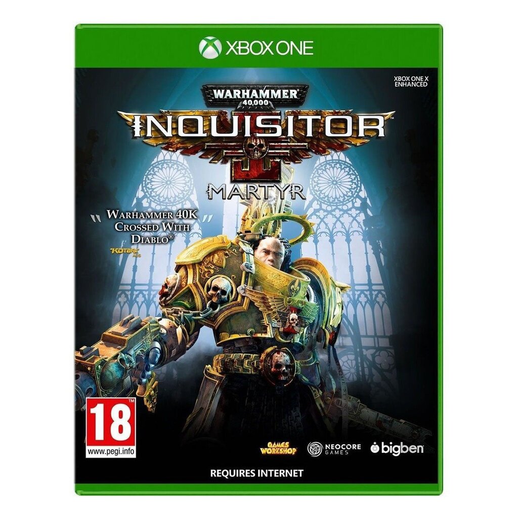 Xbox One mäng Warhammer 40,000: Inquisitor – Martyr hind ja info | Arvutimängud, konsoolimängud | kaup24.ee