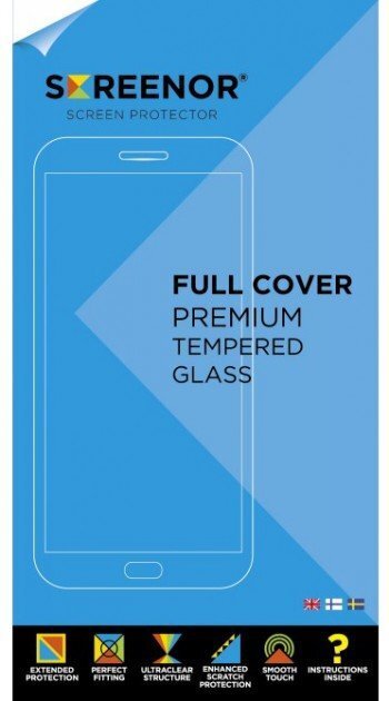 SCREENOR TEMPERED APPLE IPHONE 7 / 8 FULL COVER BLACK цена и информация | Ekraani kaitsekiled | kaup24.ee