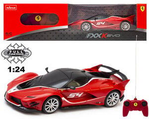 RASTAR raadioteel juhitav auto R/C 1:24 Ferrari FXX K Evo, 79300 цена и информация | Игрушки для мальчиков | kaup24.ee