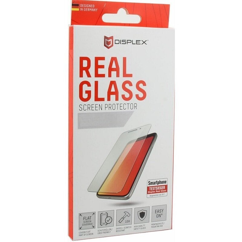 Apple iPhone XS Max/11Pro Max Real Glass By Displex Transparent цена и информация | Ekraani kaitsekiled | kaup24.ee
