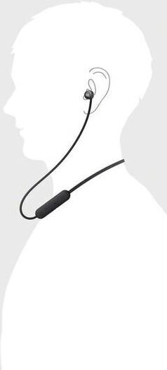 Juhtmevabad kõrvasisesed kõrvaklapid Sony WI-C310, WIC310B.CE7 hind ja info | Kõrvaklapid | kaup24.ee