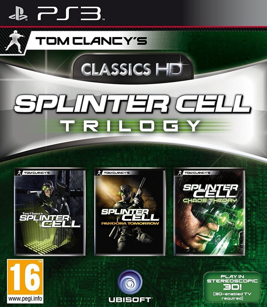 PlayStation 3 mäng Tom Clancy's Splinter Cell Trilogy: 3 Full Games hind ja info | Arvutimängud, konsoolimängud | kaup24.ee