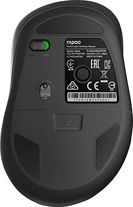 Rapoo M500, must hind ja info | Hiired | kaup24.ee