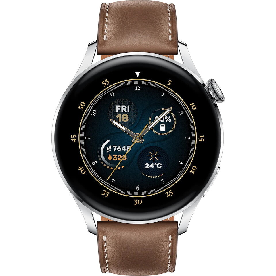 Huawei Watch 3 Classic Cocoa Brown Leather hind ja info | Nutikellad (smartwatch) | kaup24.ee