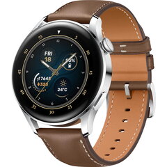 Huawei Watch 3 Classic Cocoa Brown Leather цена и информация | Смарт-часы (smartwatch) | kaup24.ee