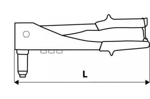 Needitangid 300mm pööratav pea 2,4-4,8mm hind ja info | Käsitööriistad | kaup24.ee