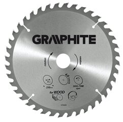 Отрезной диск Graphite, 216x30 мм  цена и информация | Механические инструменты | kaup24.ee